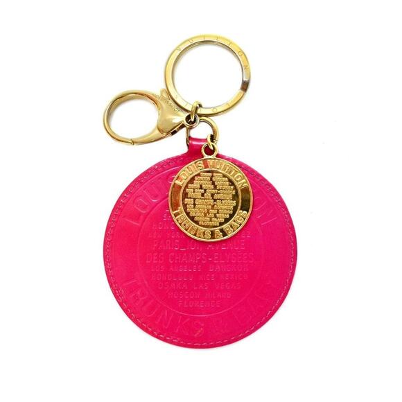 Louis Vuitton Porte Cles Rond Trunks & Bags Key Chain Charm - Picture 5 of 5